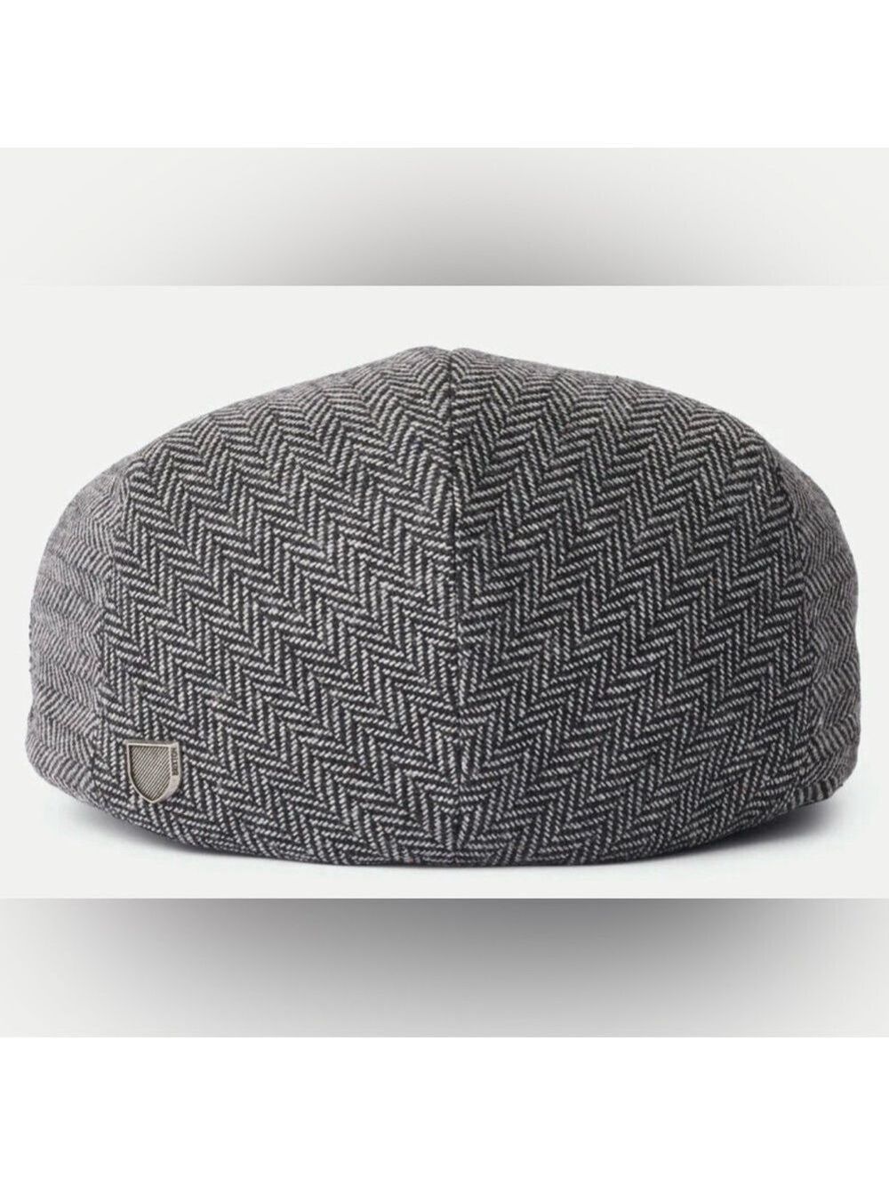 Brixton Black and White Herringbone Cap - NWT